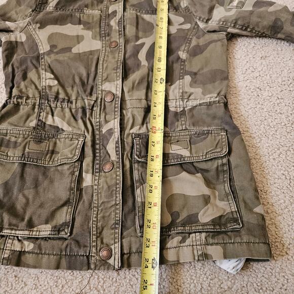 Abercrombie Kids Camo Hooded Jacket 13/14 - Picture 7 of 8